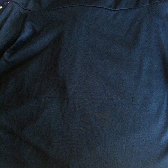 Ryu Anthropologie Blue/White Polka Dot Lace Vintage Inspired Swing Lined Dress L - Picture 6 of 6